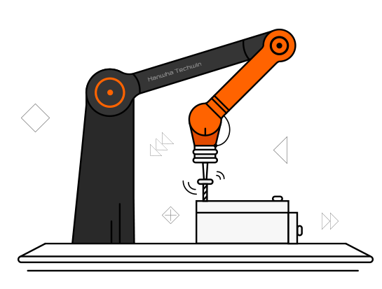 Robot Hanwha HCR - Asamblare / Înșurubare