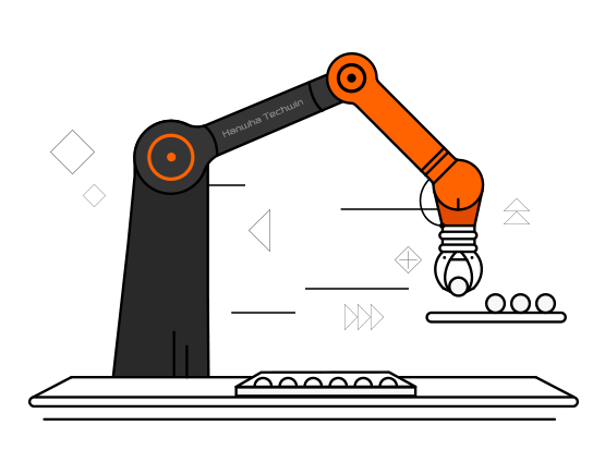 Aplicații coboți Hanwha HCR - Alege și plasează
