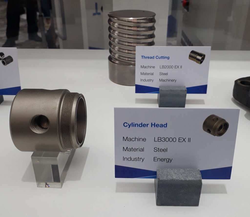 strung CNC cu axa y OKUMA LB EXII repere demo 3