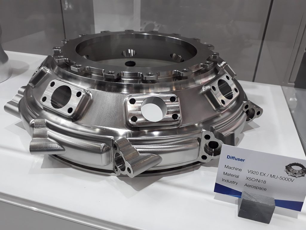 Piesă prelucrată pe strunguri verticale V920 EX/MU-5000V