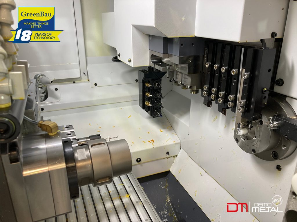 Strungul swiss-type CITIZEN CINCOM L20E-2M12 LFV - GreenBau Demo Metal Vest 2022 - Arad