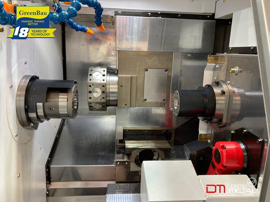 Strung orizontal cu doi arbori și cap fix CITIZEN MIYANO BNA-42MSY - GreenBau Demo Metal Vest 2022 - Arad