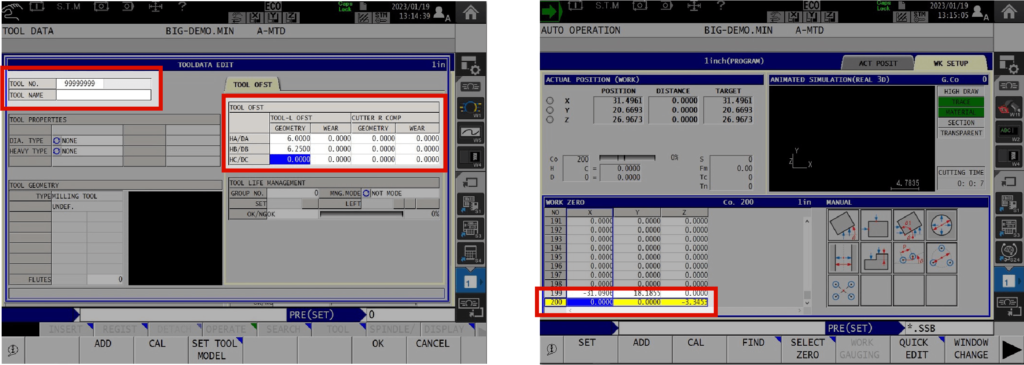 Funcții utile operare Okuma OSP -