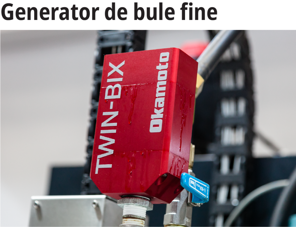 Generator de bule fine TWIN-BIX, 
